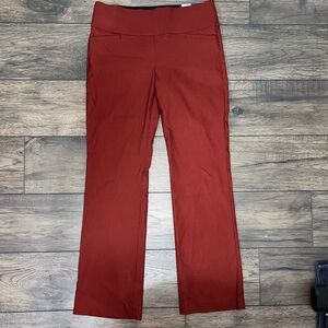 CANT FIND THESE ANYMORE? Here they are! Rust Red Straight-Leg Pants